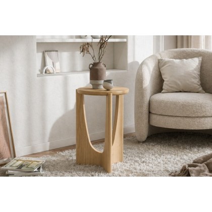 Cara Oak Side Table