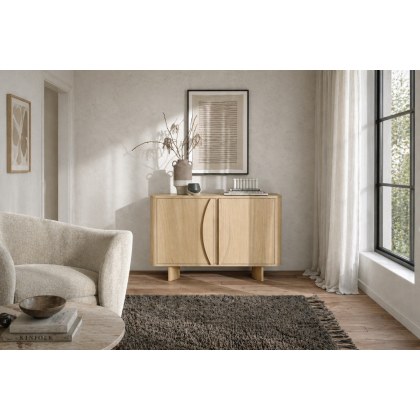 Cara Oak Small Sideboard