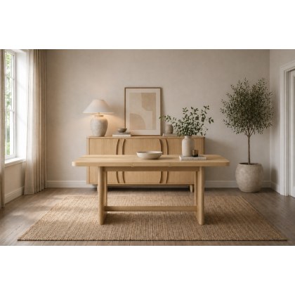 Cara Oak Extending Dining Table