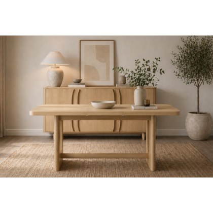Cara Oak Extending Dining Table