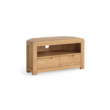 Thurlestone Oak Corner TV Unit