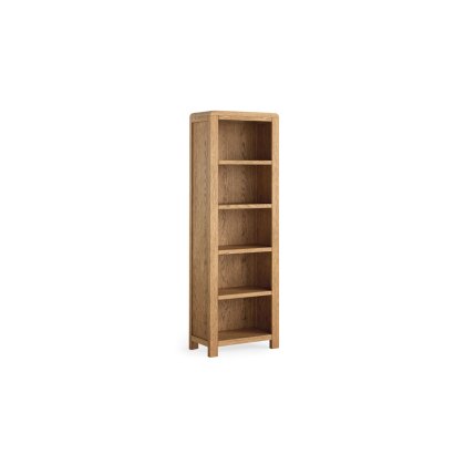 Thurlestone Oak Narrow Tall Bookcase