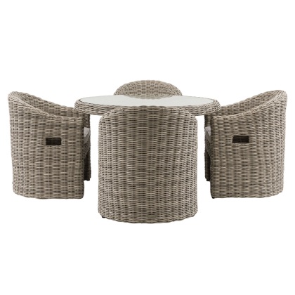 Gallery Direct Ragusa Outdoor Garden 4 Seater Dining Set