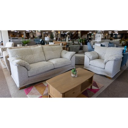 Ex-Display Liskeard - Nicky 3 Seater Sofa + Chair + Stool Ex-Display Liskeard - Nicky 3 Seater Sofa + Chair + Stool