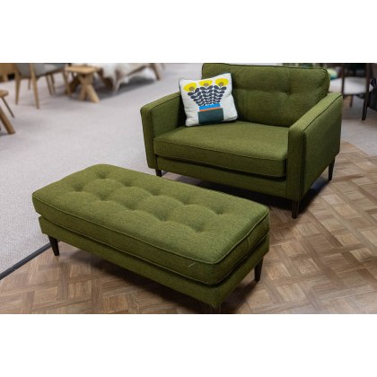 Ex-Display Liskeard - Orla Kiely Ebben Cuddler Chair + Stool Ex-Display Liskeard - Orla Kiely Ebben Cuddler Chair + Stool