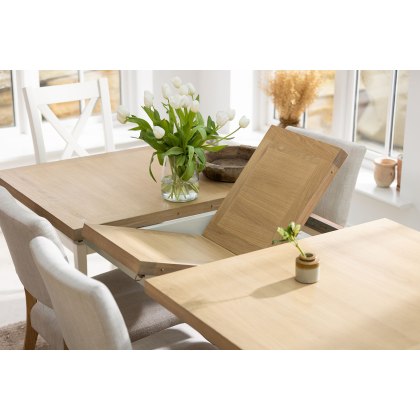 Burford Painted Oak 130-180cm Ext Dining Table