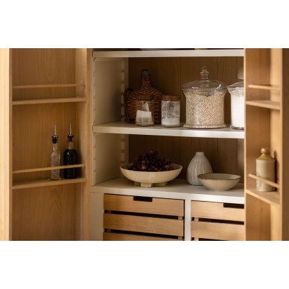Burford Painted Oak Kitchen Larder Unit