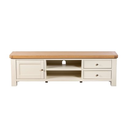 Burford Painted Oak Large TV Unit