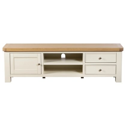 Burford Painted Oak Large TV Unit