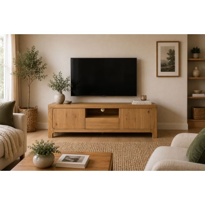 Wyatt Reclaimed Oak TV Unit