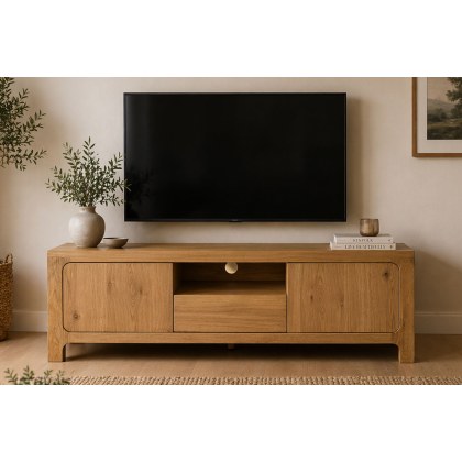 Wyatt Reclaimed Oak TV Unit