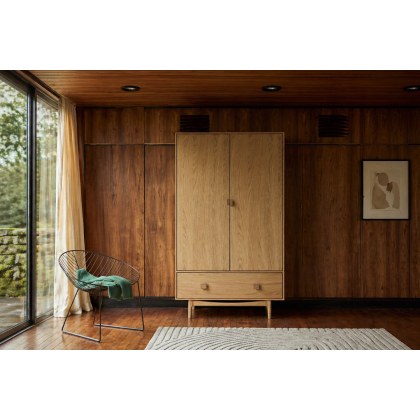 G Plan Larsen Oak Double Wardrobe