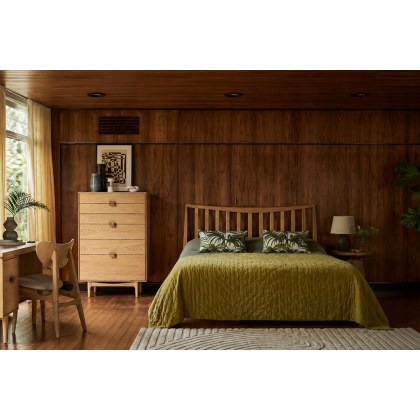 G Plan Larsen Oak 6 Drawer Tall Chest of Drawers