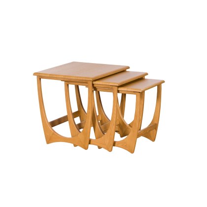 G Plan Larsen Oak Nest of Tables