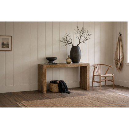 Gallery Direct Iowa Console Natural 1400x360x800mm Gallery Direct Iowa Console Natural 1400x360x800mm