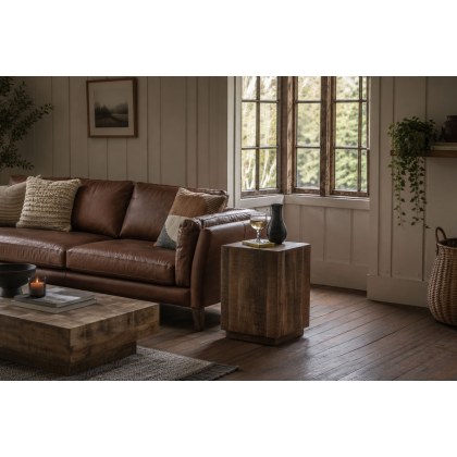 Gallery Direct Iowa Side Table Natural 400x400x550mm Gallery Direct Iowa Side Table Natural 400x400x550mm