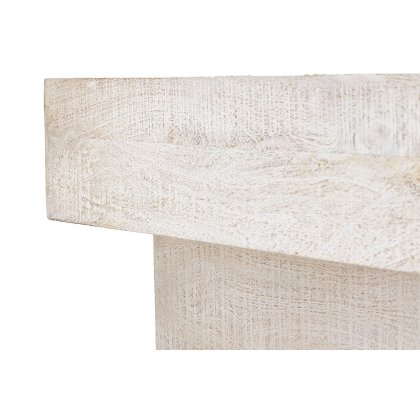 Gallery Direct Iowa Coffee Table Whitewash 1500x600x300mm Gallery Direct Iowa Coffee Table Whitewash 1500x600x300mm