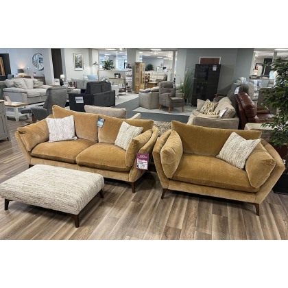 Ex-Display Redruth - Elton 3 Seater Sofa + Chair + Stool Ex-Display Redruth - Elton 3 Seater Sofa + Chair + Stool