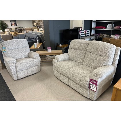 Ex-Display Redruth - Thornton 2 Seater Sofa + Power Recliner Chair Ex-Display Redruth - Thornton 2 Seater Sofa + Power Recliner Chair
