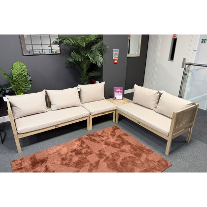 Ex-Display Truro - Gallery Direct Outdoor Paros Corner Set Ex-Display Truro - Gallery Direct Outdoor Paros Corner Set