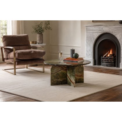 Gallery Direct Amalfi Ember Marble Coffee Table