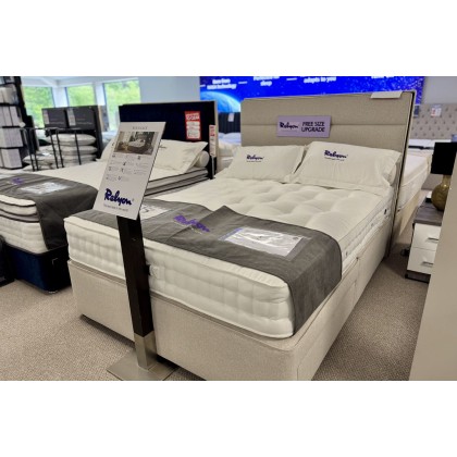 Ex-Display Liskeard - Relyon Woolsack 5'0 King Size 2 Drawer Divan Bed Set + Headboard Ex-Display Liskeard - Relyon Woolsack 5'0 King Size 2 Drawer Divan Bed Set + Headboard