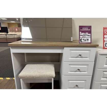 Ex-Display Plymouth - Panorama Dressing Table + Mirror + Stool Ex-Display Plymouth - Panorama Dressing Table + Mirror + Stool