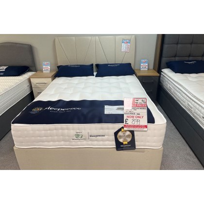 Ex-Display Redruth - Sleepeezee Wool Lux 2800 King Size Divan Bed