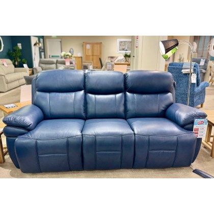 Ex-Display Liskeard - Boston 3 Seater Power Recliner Leather Sofa Ex-Display Liskeard - Boston 3 Seater Power Recliner Leather Sofa