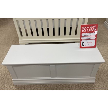 Ex-Display St Austell - Burgundy Painted Blanket Box