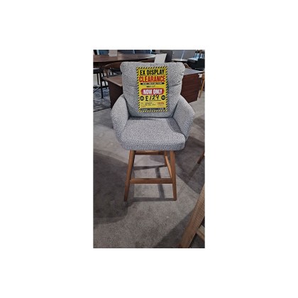Ex-Display Plymouth - Cotswold Bar Stool Silver Ex-Display Plymouth - Cotswold Bar Stool Silver
