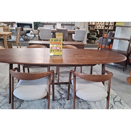 Ex-Display Plymouth - Gallery Direct Madrid Extending Dining Table & 4 Chairs