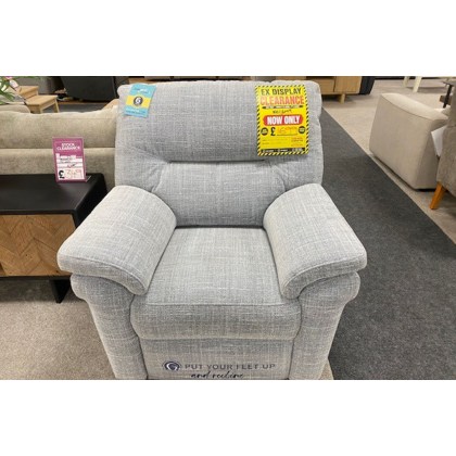 Ex-Display St Austell - G Plan Seattle Power Recliner Armchair with Lumbar Support Ex-Display St Austell - G Plan Seattle Power Recliner Armchair with Lumbar Support