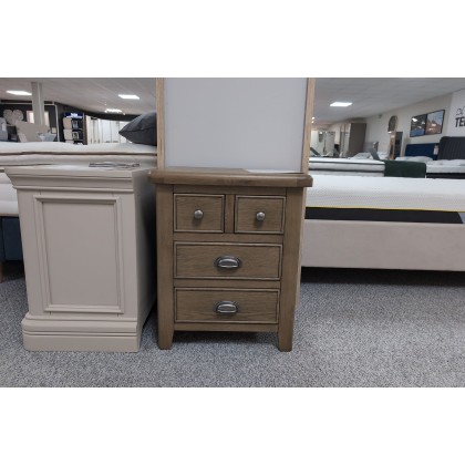 Ex-Display Newquay - Smoked Oak Extra Large Bedside Ex-Display Newquay - Smoked Oak Extra Large Bedside
