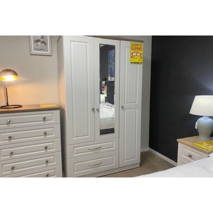 Ex-Display St Austell - Westbury 3 Door Combi Wardrobe Ex-Display St Austell - Westbury 3 Door Combi Wardrobe
