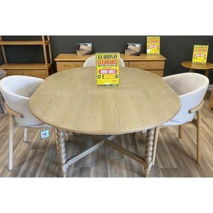 Ex-Display St Austell - Gallery Direct Artisan Round Extending Dining Table