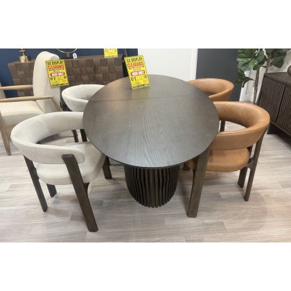 Ex-Display Truro - Gallery Direct Onda Table and X4 Chairs