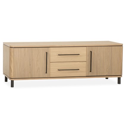 Medway Blond Oak Lamulux Lowboard Sideboard Medway Blond Oak Lamulux Lowboard Sideboard