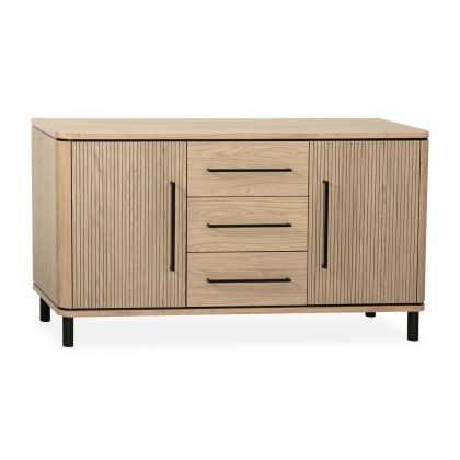 Medway Blond Oak Lamulux 150cm Large Sideboard Medway Blond Oak Lamulux 150cm Large Sideboard