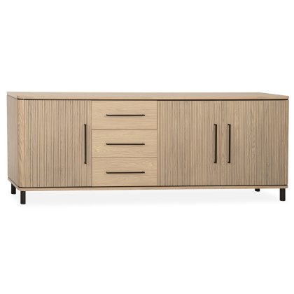 Medway Blond Oak Lamulux 240cm Wide Sideboard Medway Blond Oak Lamulux 240cm Wide Sideboard