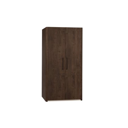 Midnight Lamulux Wood-Effect 2 Door Wardrobe