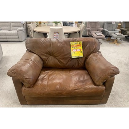 Ex-Display St Austell - Alexander & James Bailey Leather Snuggler Chair