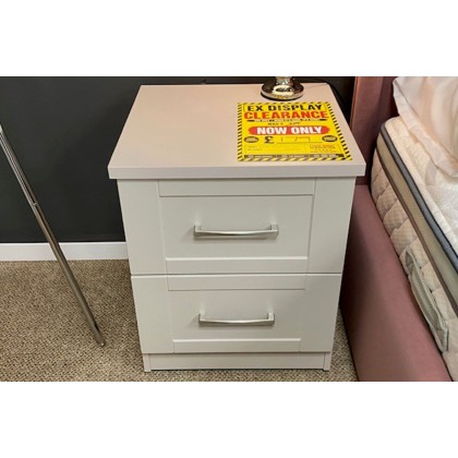 Ex-Display St Austell - Bella 2 Drawer XL Bedside Ex-Display St Austell - Bella 2 Drawer XL Bedside