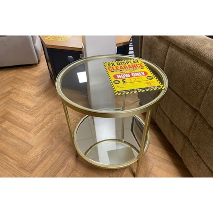 Ex-Display St Austell - Gallery Direct Hudson Side Table Champagne