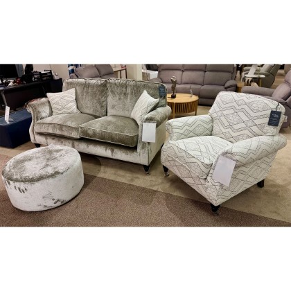 Ex-Display Liskeard - Parker Knoll Eastbury Large 2 Seater Sofa & Chair & Stool Ex-Display Liskeard - Parker Knoll Eastbury Large 2 Seater Sofa & Chair & Stool