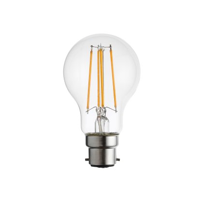 Gallery Direct B22 LED Filament GLS Clear glass
