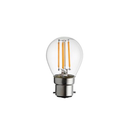 Gallery Direct B22 LED Filament Golf Clear Glass