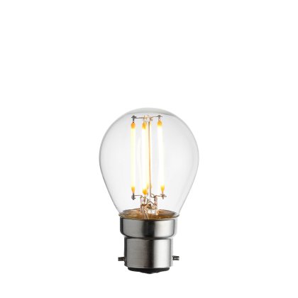 Gallery Direct B22 LED Filament Golf Clear Glass