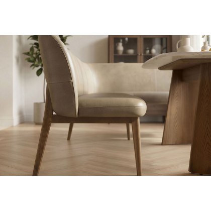 Lusso Ash 135cm Corner Dining Table Set with Sintered Stone Top Lusso Ash 135cm Corner Dining Table Set with Sintered Stone Top