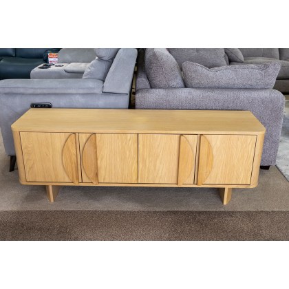 Ex-Display Liskeard - Cara Oak Media TV Unit Ex-Display Liskeard - Cara Oak Media TV Unit